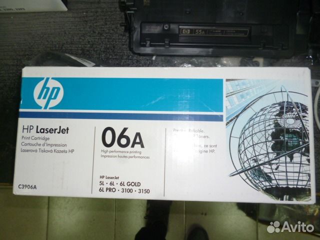 Картридж HP 06A (C3906A) black оригинал в упаковке