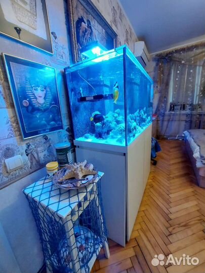 Морской аквариум с тумбой 360л