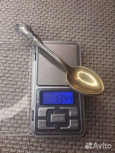 Набор ложек чайных серебро 875 проба 5шт