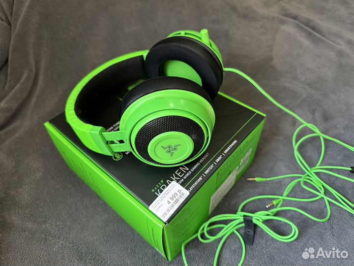 Игровые наушники razer