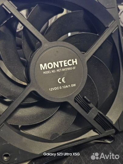 Корпусной вентилятор montech metal 120 PWM