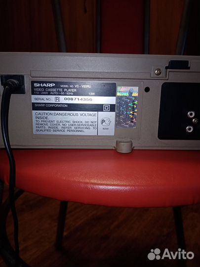 Видеомагнитофон sharp
