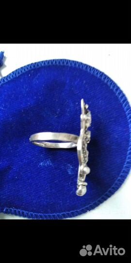 Кольцо серебряное
