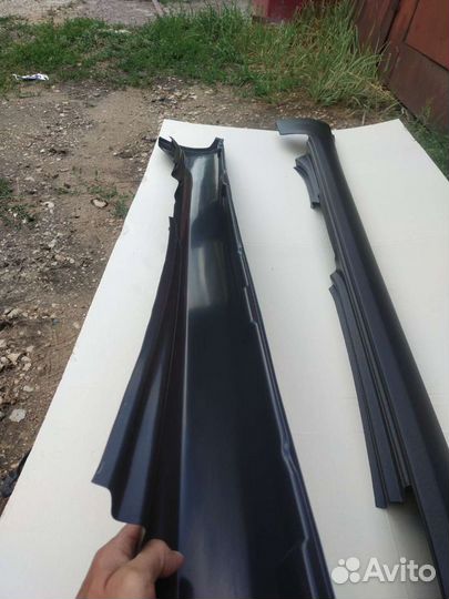 Накладки на пороги лада Веста