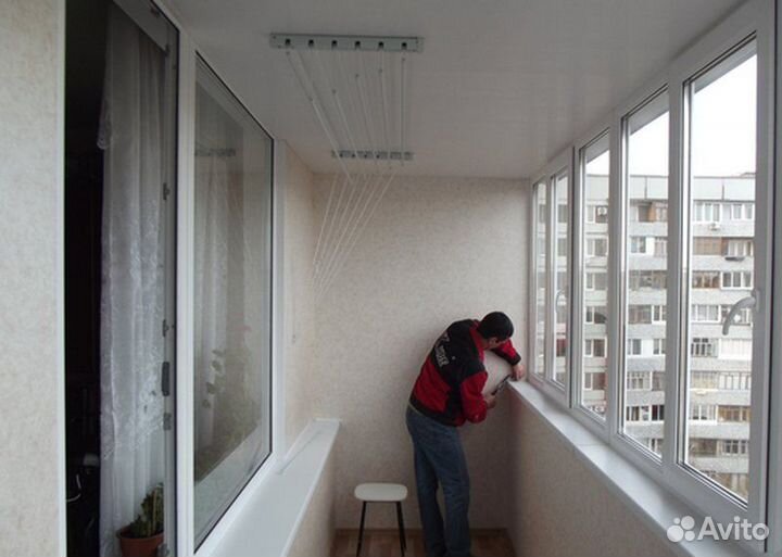 Остекление балконов и лоджий. Отделка лоджии