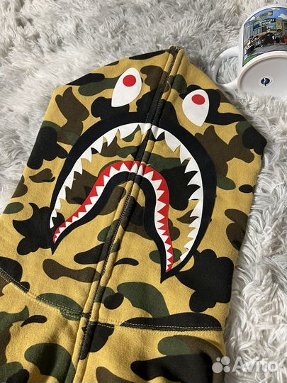 Зип Худи Bape Shark Full Zip Hoodie оригинал