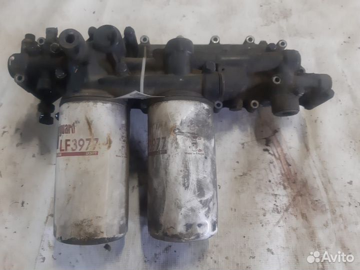 Корпус масляного фильтра с теплообменником Iveco