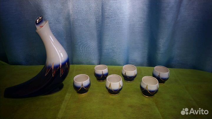 Штоф и стопки гфз антиквариат