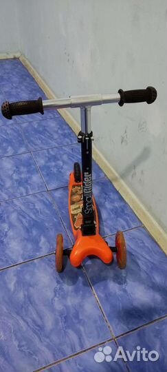 Самокат детский трехколесный бу