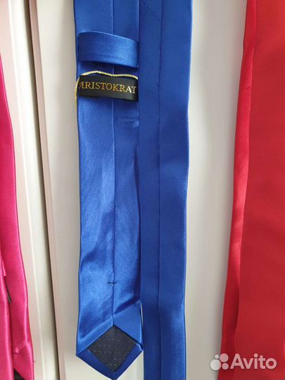 Галстуки узкие и классические яркие