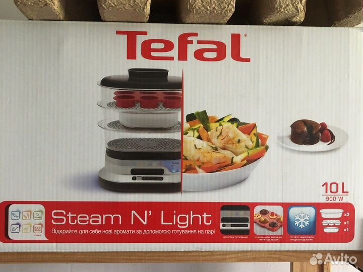 Пароварка Tefal VC 3008 Steam'n'light, черный