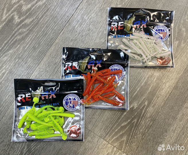 Силиконовая приманка Relax Texas 2.5 (7см) 15 шт