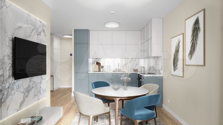 2-к. квартира, 44,8 м², 3/9 эт.