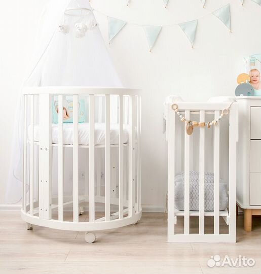 Кроватка трансформер для новорожденных