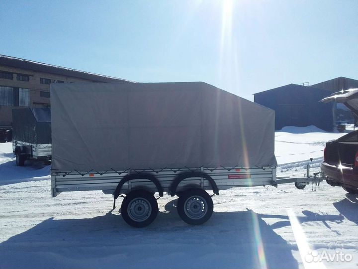 Прицеп мзса-817732. с тентом в комплекте