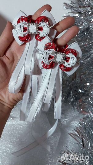 Бантики для волос ручной работы