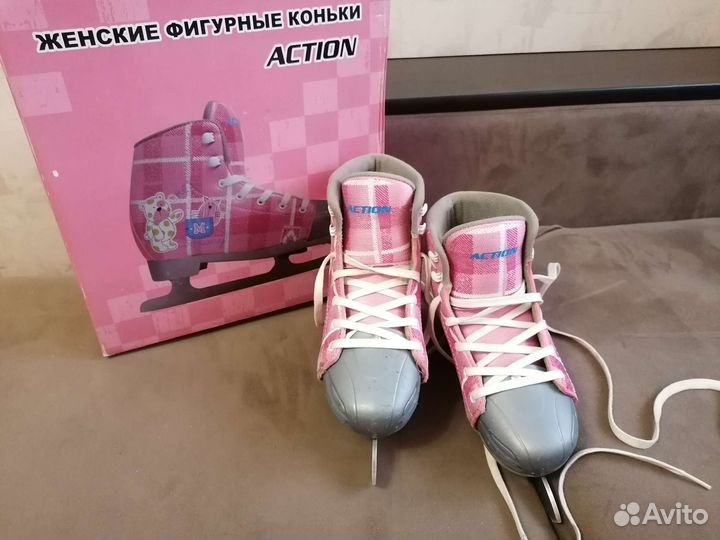 Коньки раздвижные р.32-35