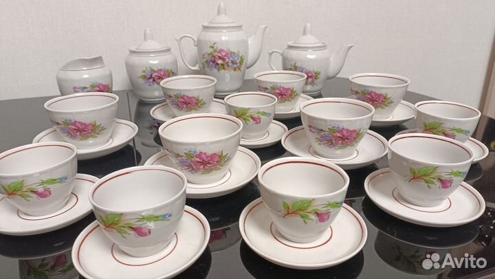 Чайно кофейный сервиз СССР