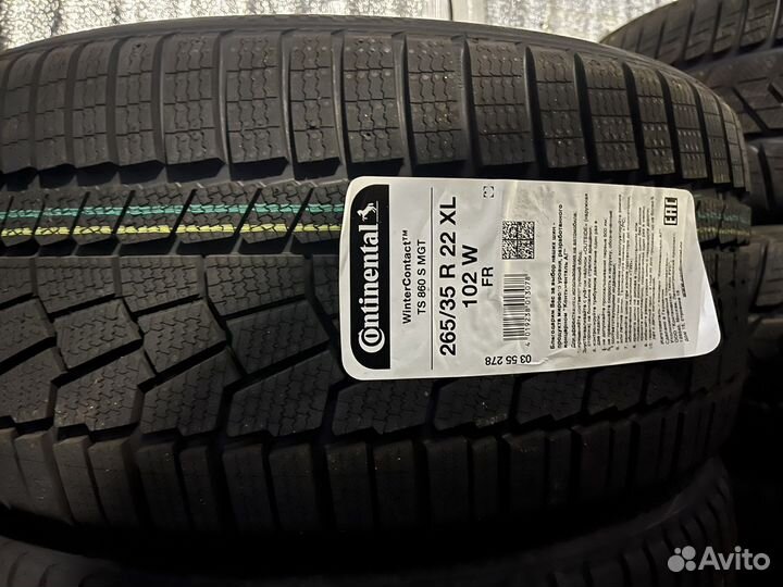 Continental ContiWinterContact TS 860S 265/35 R22 и 295/30 R22 103W