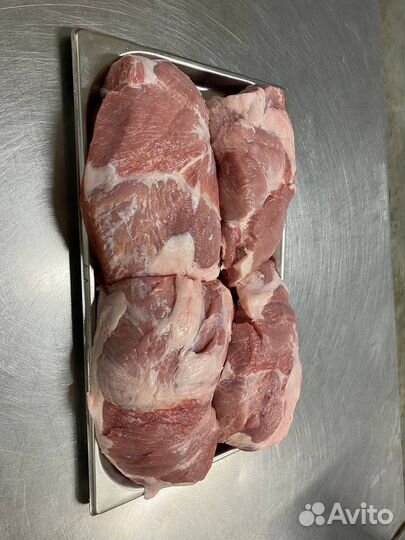 Свиная мякоть. Мясо без кости. Свежее мясо