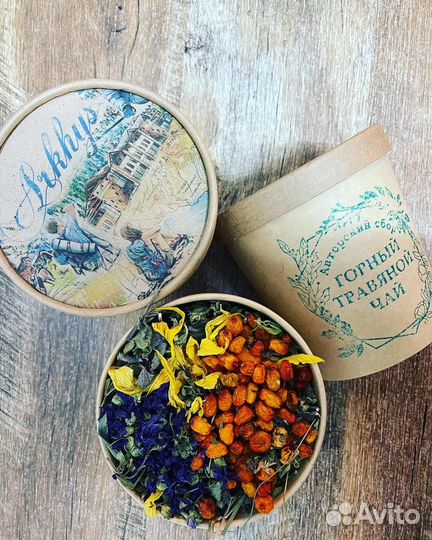 Горный чай фруктовый/травяной, чайные ложки прямик