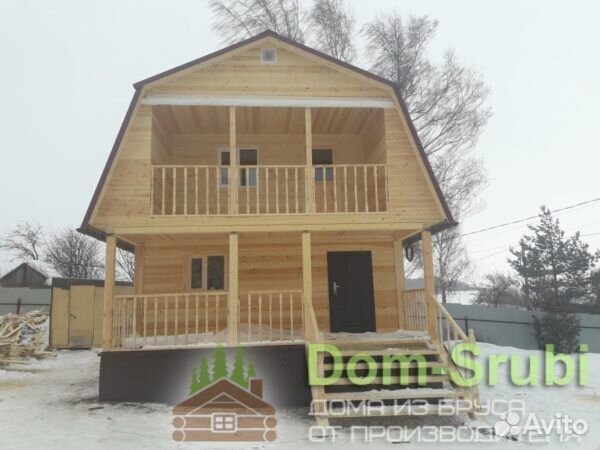 Костерёво. Хорошая надёжная Баня из бруса Б-26 6х8