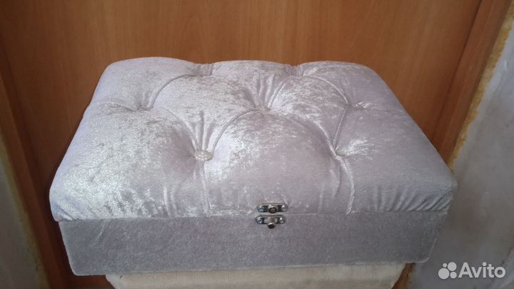 Шкатулка бархатная