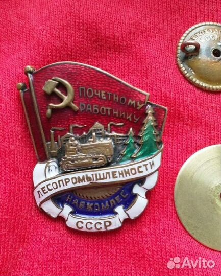 Почетному работнику лесопромышленности наркомлес