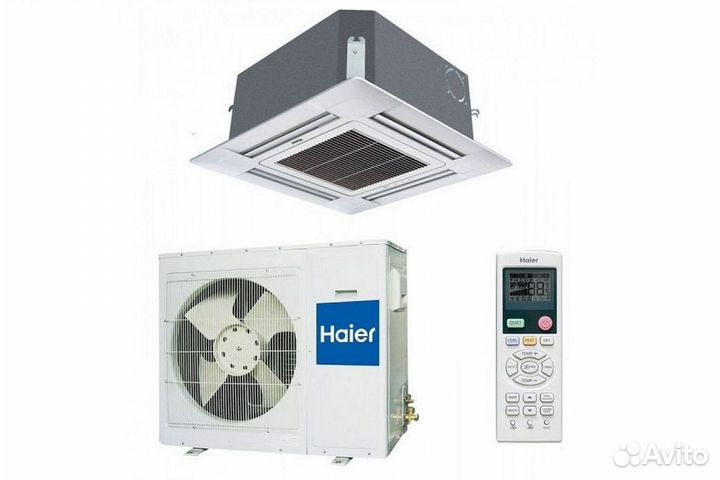 Промышленный кассетный кондиционер до 53м2 Haier