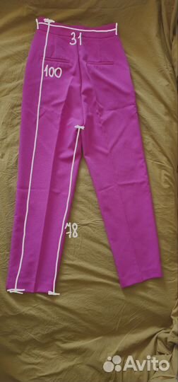 Брюки прямые со стрелками