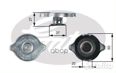 Крышка бачка расширительного rc217 Gates