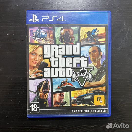 GTA 5 диск PS4
