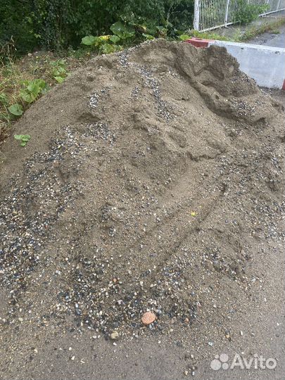 Песок+щебень