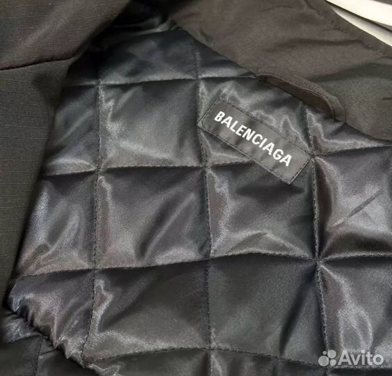 Balenciaga Unity Logo Puffer Bomber Jacket