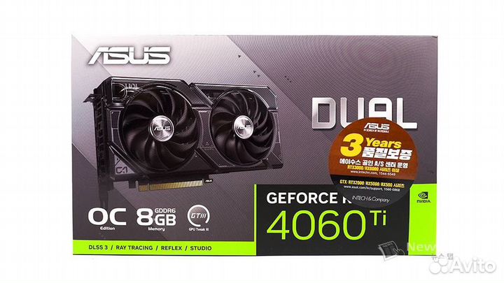 RTX 4060 TI 8GB/16GB (разные ) MSI asus gigabyte