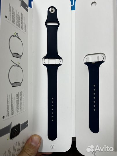 Apple watch 7 45 mm синие