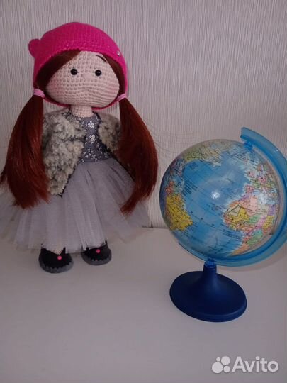 Кукла вязаная крючком интерьерная