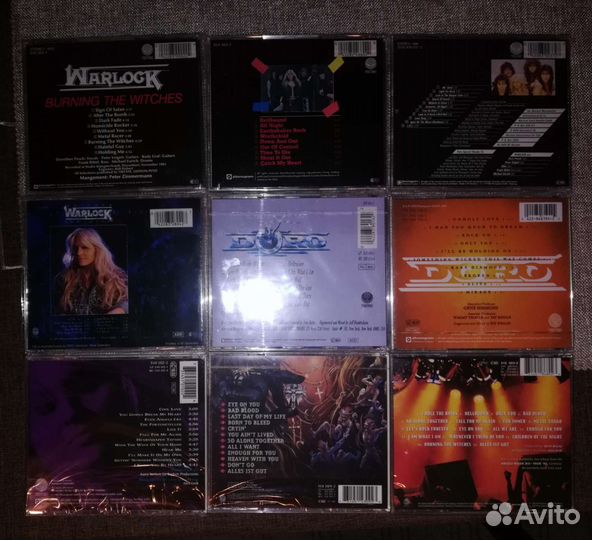 Warlock, doro-9 CD фирменные (Germany, France)