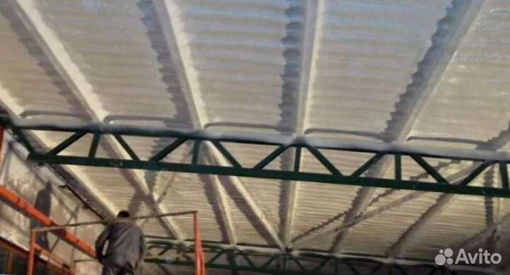 Утепление ангара пенополиуретаном (ППУ)