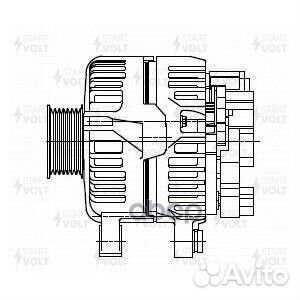 Генератор для а/м Toyota Camry V30 (01) 2.4i/A