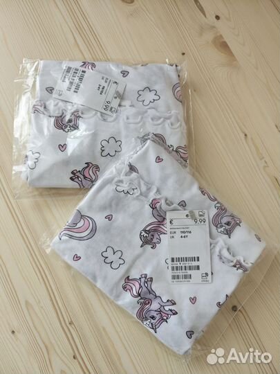 Пижама h&m 98/104 110/116 новая