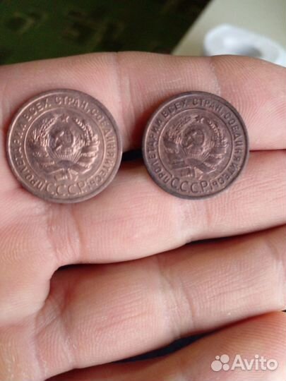 Коллекционные медные монеты UNC