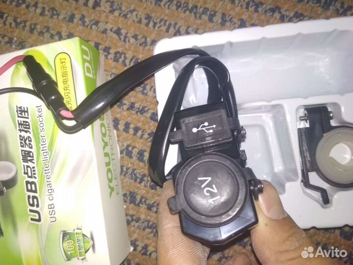 Usb зарядка на руль мото