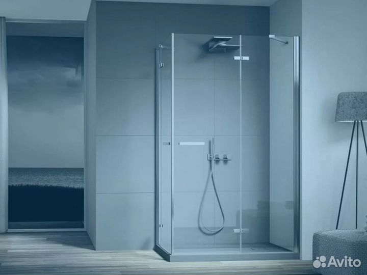 Стеклянные душевые перегородки на заказ