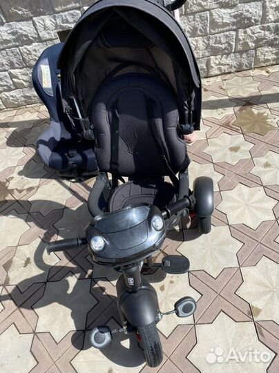 Детский велосипед с ручкой новый