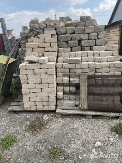 Кирпич белый бу и шкакоблок бу