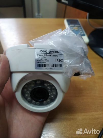 Камера видеонаблюдения купольная