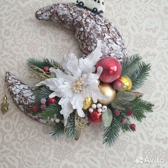 Новогодний венок, украшение