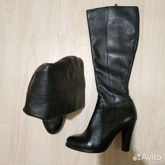 Сапоги кожаные