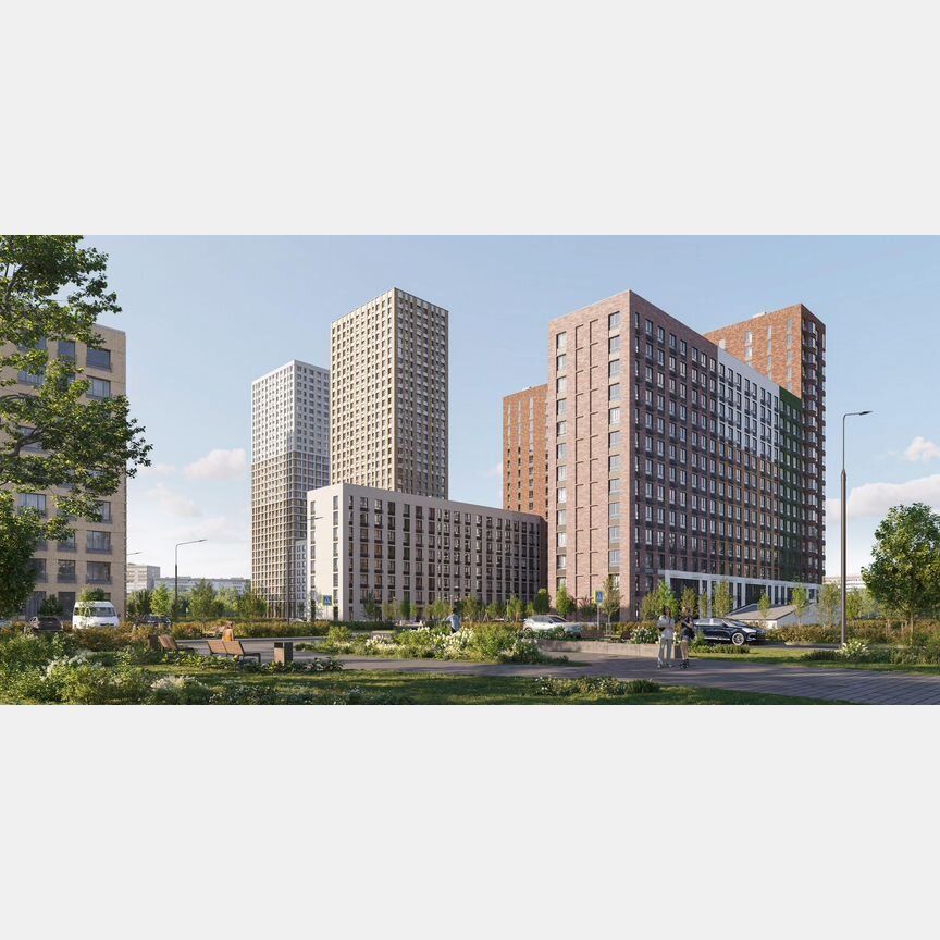 2-к. квартира, 52,5 м², 2/13 эт.